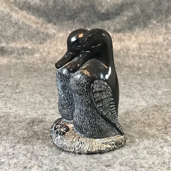 Aardvark Soapstone Ducks GS Canada Sculpture - Picture 3 of 7